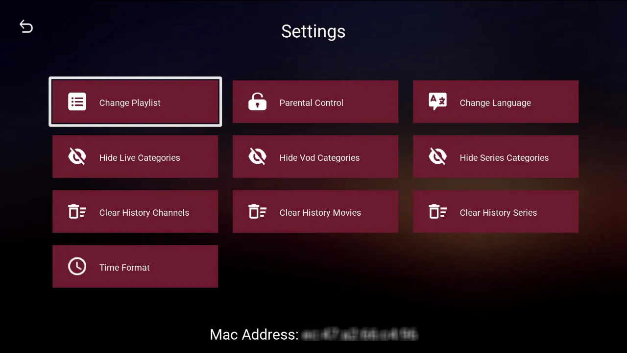IPTV instelt op een Samsung